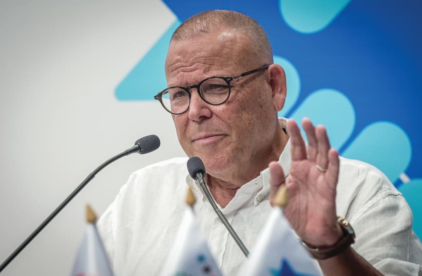  HISTADRUT CHAIRMAN Arnon Bar-David attends a Histadrut conference in Tel Aviv, last year. Says the writer: Many left-wing American Jews got confused and uneasy; is the only Jewish state socialist or has it become capitalistic? (photo credit: AVSHALOM SASSONI/FLASH90)