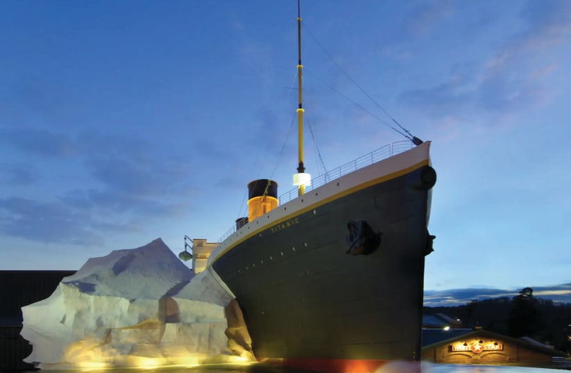  ICEBERG AHEAD: Titanic Museum Attraction in Pigeon Forge, Tennessee. (photo credit: Titanic Museum Attractions)