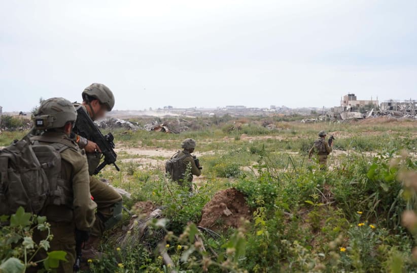  IDF operating in the Gaza Strip on April 11, 2024 (photo credit: IDF SPOKESPERSON UNIT)