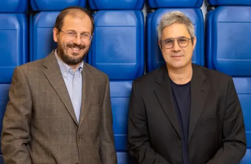 Heads of Nemo Nanomaterials Alexander Zinigard and Jonathan Antebi  (photo credit: EYAL TUAG)