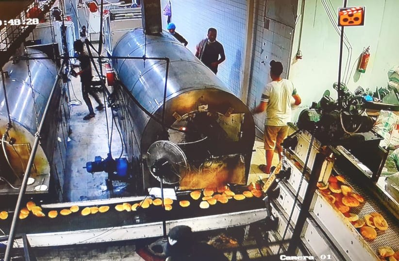  Aumento de la producción de panes de pita gracias a las nuevas panaderías del norte de Gaza. (photo credit: IDF SPOKESPERSON'S UNIT)