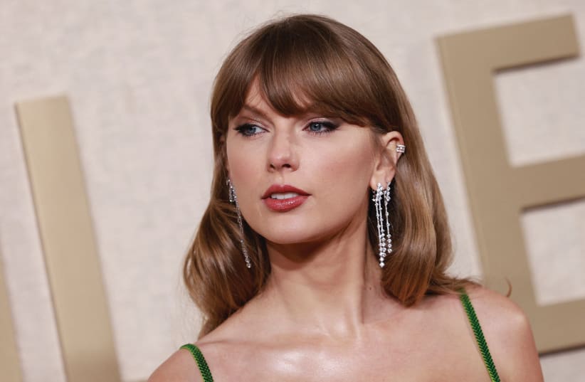  TAYLOR SWIFT’S  new album  is ‘The Tortured  Poets Department.’ (photo credit:  MICHAEL TRAN/AFP VIA GETTY IMAGES)