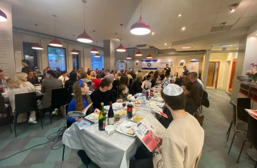 Over 100 Ukrainian Jewish Refugees Celebrate Passover in Poland    (photo credit: THE JEWISH AGENCY FOR ISRAEL)