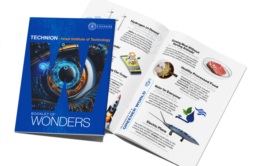  Booklet of Wonders: a fascinating insight into just some of the mind-blowing innovations that have come from the Technion produced by the American Technion Society. (photo credit: American Technion Society)