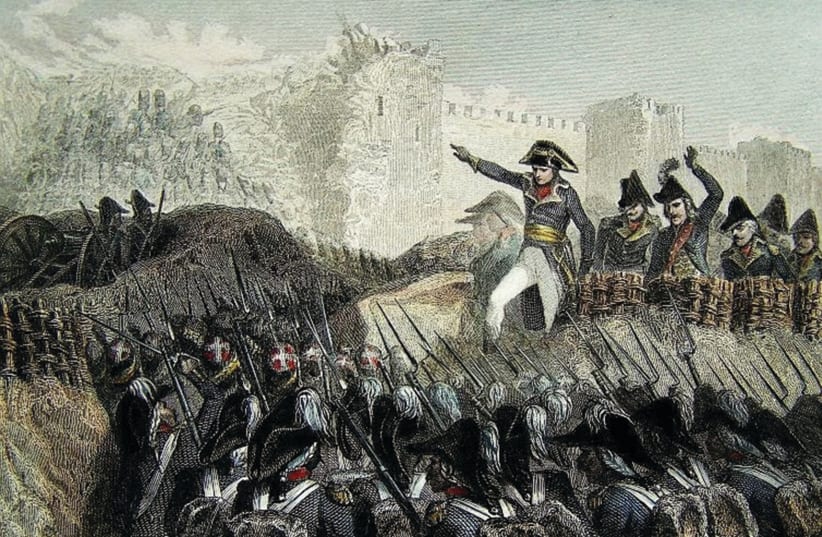  During his 1799 siege of Acre, Napoleon promised the Jews the ‘reestablishment of ancient Jerusalem.’ (photo credit: Wikimedia Commons)