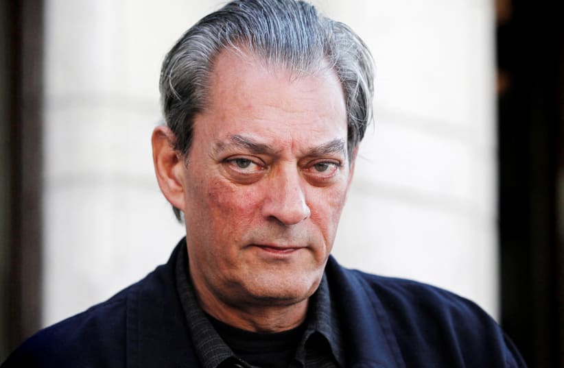  US author Paul Auster poses for a photograph before an interview in Stockholm May 10, 2011. (photo credit: BOB STRONG / REUTERS)