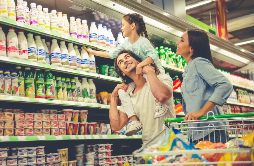  shopping in the supermarket. Is the increase in price justified? (photo credit: SHUTTERSTOCK)