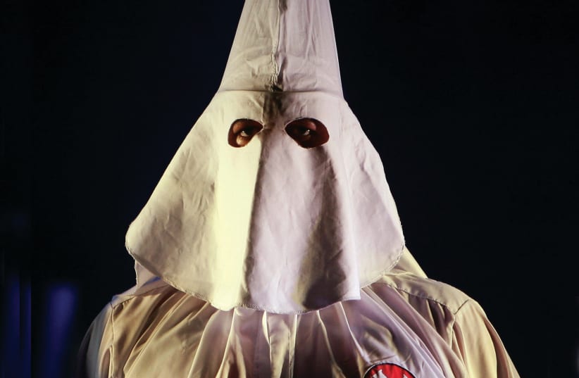 An illustrative image of the KKK. (photo credit: Mark Kolbe/Getty Images)