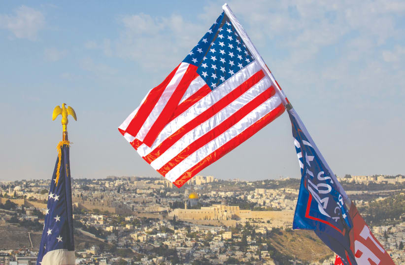  According to the US Embassy, there are approximately 600,000 American citizens residing permanently or temporarily in Israel, and of these, an estimated 500,000 may be eligible to vote in the US Presidential election.  (photo credit: OLIVIER FITOUSSI/FLASH90)