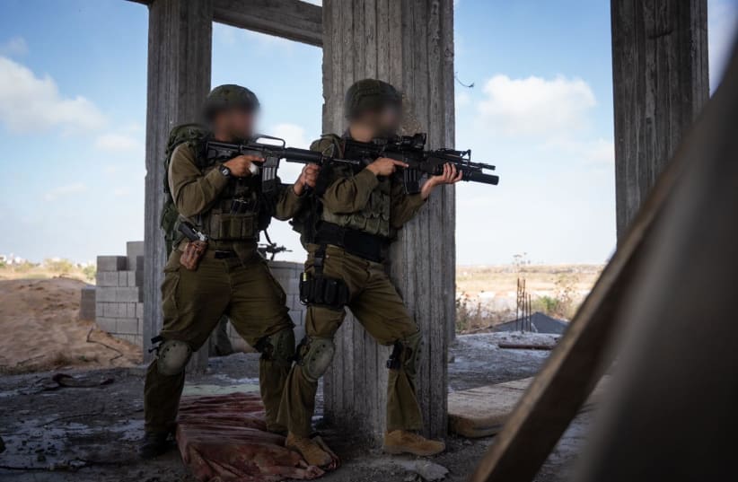  IDF troops operate in the Gaza Strip. May 10, 2024. (photo credit: IDF SPOKESPERSON'S UNIT)