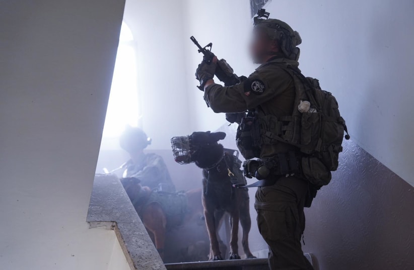 IDF Givati Brigade operates in eastern Rafah. May 18, 2024. (photo credit: IDF SPOKESPERSON UNIT)