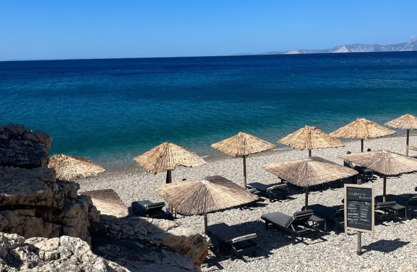  Kaladakia Beach, Greece. (photo credit: LAUREN GUMPORT)