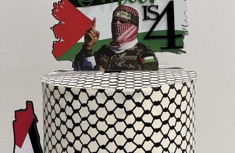  Hamas-themed cake baked by an Australian bakery. Uploaded on 22/5/2024 (photo credit: COURTESY OF AUSTRALIAN JEWISH ASSOCIATION)