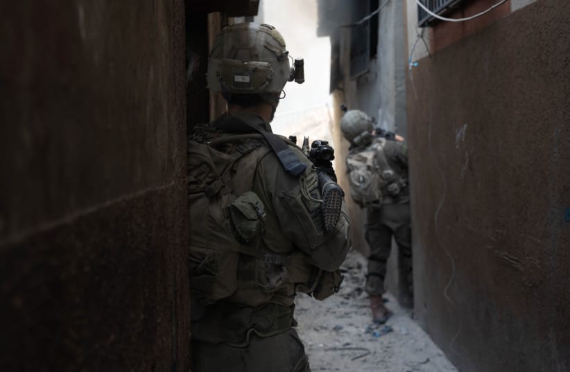 IDF troops operate in the Gaza Strip. May 22, 2024. (photo credit: IDF SPOKESPERSON'S UNIT)
