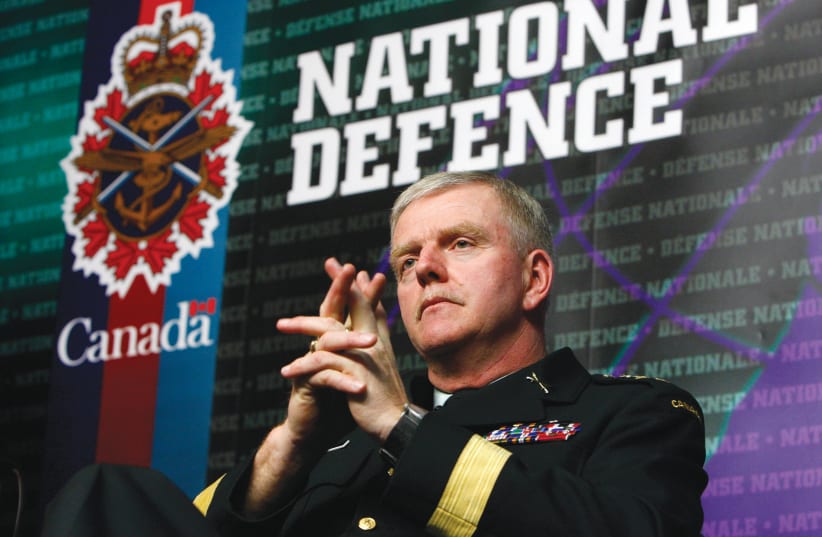  EX-HEAD OF the Canadian military Gen. (ret.) Rick Hillier said he didn’t go far enough in a May 1 ‘National Post’ article, stating Canada is deserting its Jewish citizens as antisemitism proliferates across the country. Uploaded on 23/5/2024 (photo credit: REUTERS/CHRIS WATTIE)