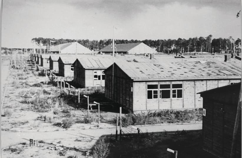  BARRACAS EN el campo de concentración de Stutthof, fotografiadas tras su liberación. (photo credit: WIKIPEDIA COMMONS)