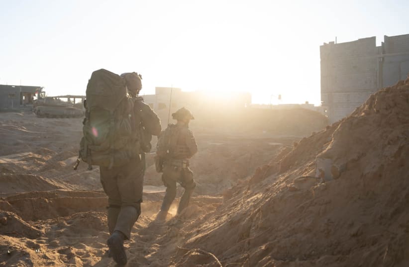  IDF soldiers operate in the Gaza Strip, June 4, 2024 (photo credit: IDF SPOKESPERSON'S UNIT)