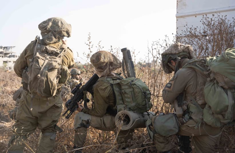   IDF troops operate in the Gaza Strip. June 14, 2024.  (photo credit: IDF SPOKESPERSON'S UNIT)