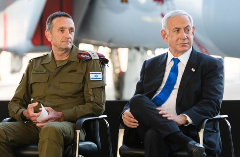  Benjamin Netanyahu and Hertzi Halevi (photo credit: PR)
