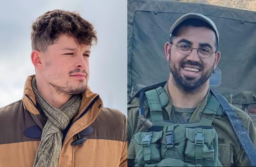  (L-R) Sgt.-Maj. (res.) Omer Smadga, and  Sgt.-Maj. (res.) Saadia Yaakov Dery (photo credit: FACEBOOK, IDF SPOKESPERSON'S UNIT)