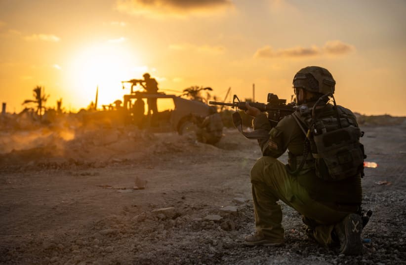  Tropas de las IDF operando en el sur de Gaza, 21 de junio de 2024. (photo credit: IDF SPOKESPERSON UNIT)