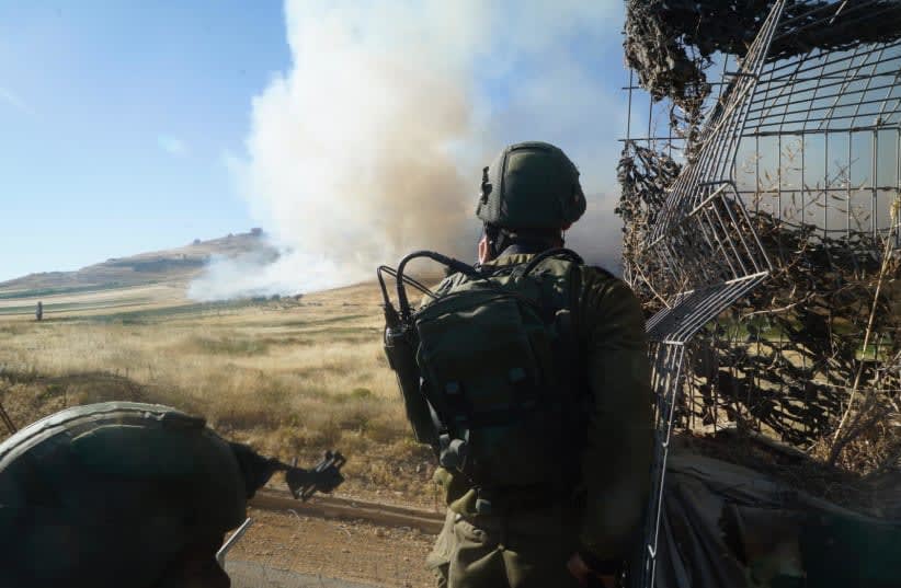  IDF a lo largo de la frontera norte entre Israel y Líbano. (photo credit: IDF SPOKESPERSON UNIT)