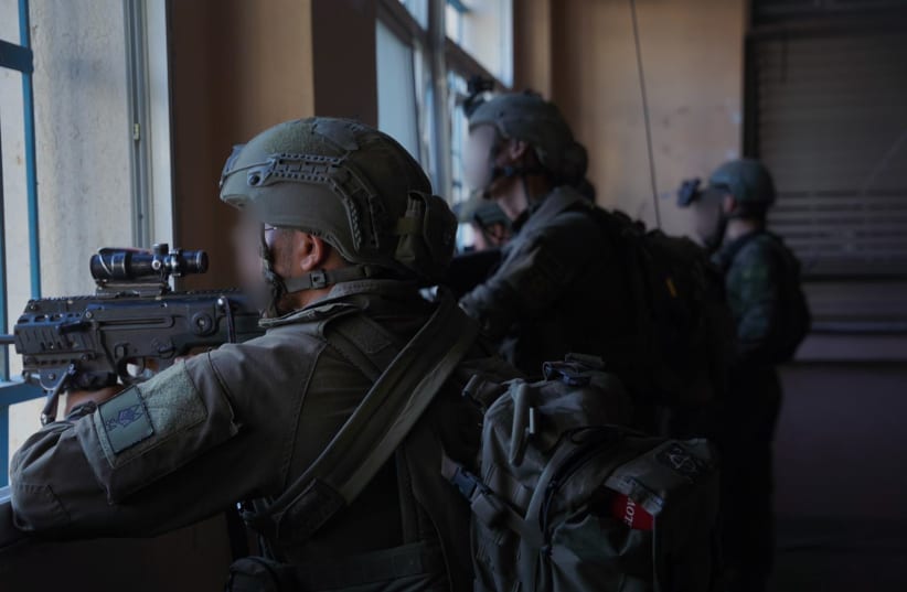   IDF troops operate in the Gaza Strip. June 24, 2024.  (photo credit: IDF SPOKESPERSON'S UNIT)