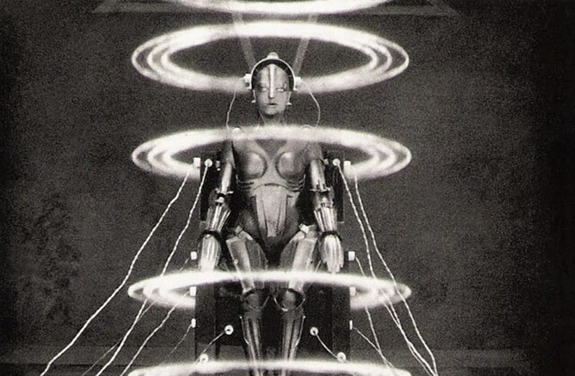  Set photograph from Metropolis, a 1927 German expressionist science-fiction silent film directed by Fritz Lang. (photo credit: Wikimedia Commons)
