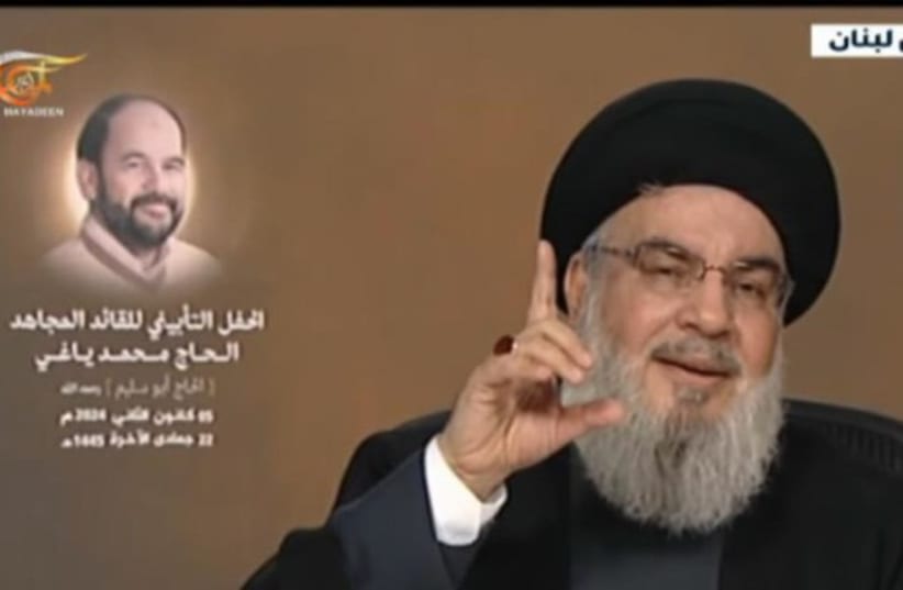  Hassan Nasrallah (photo credit: REUTERS)
