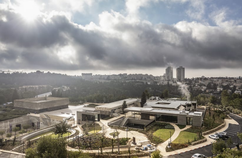  THE NEW Moshal Shoah Legacy Campus on the Mount of Remembrance; aerial photo. (photo credit: AMIT GERON, COURTESY YAD VASHEM)