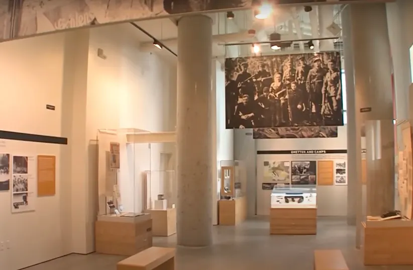 The interior of the Holocaust Center for Humanity in Seattle, Washington, March 31, 2016.  (photo credit: SCREENSHOT VIA YOUTUBE)