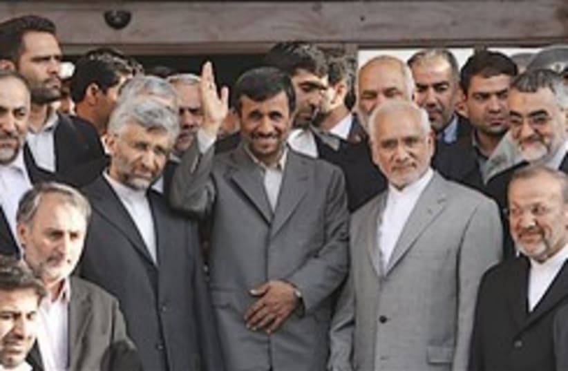 Ahmadinejad and nuke buddies 248.88 (photo credit: AP [file])
