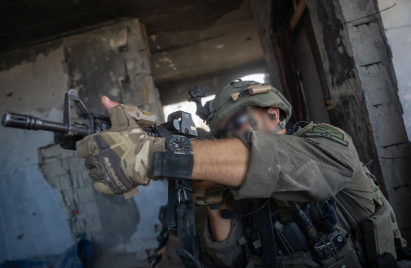  IDF soldiers in the Gaza Strip (photo credit: IDF SPOKESPERSON UNIT)