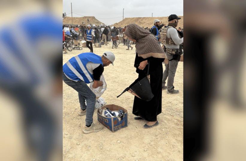  The Gaza Humanitarian Foundation (GHF) continued its operations today to provide vital food aid for the people in Gaza (photo credit: GHF)