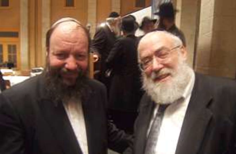 rabbis klein eisenstein  (photo credit: Matthew Wagner)