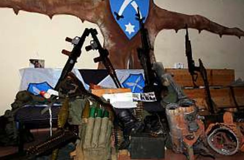 lebanon weapons cache (photo credit: IDF)