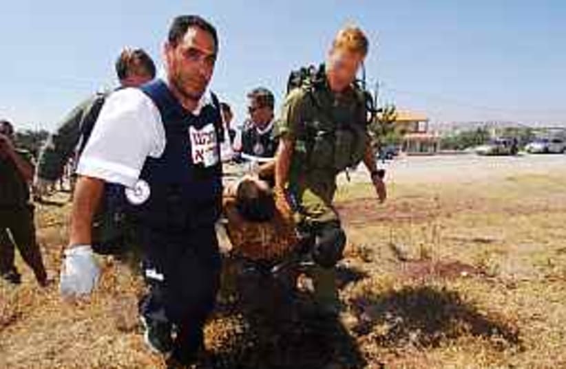 un wounded 298.88 (photo credit: IDF Spokesman)