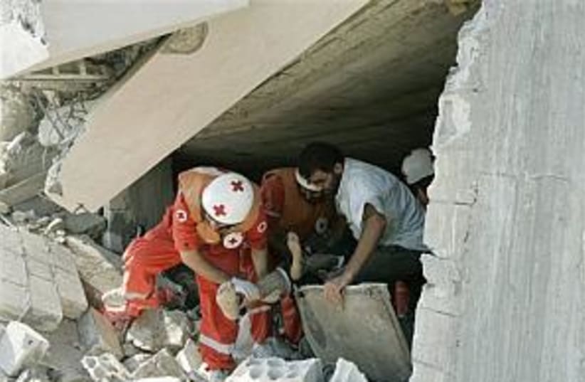 qana rubble 298 (photo credit: AP)