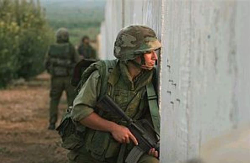 idf soldier lebanon 298  (photo credit: AP)