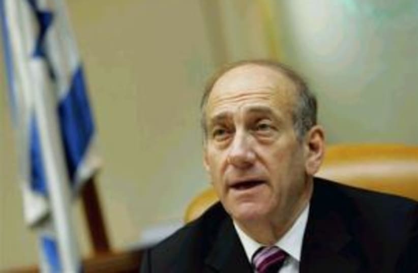 olmert open mouthed 298. (photo credit: AP)