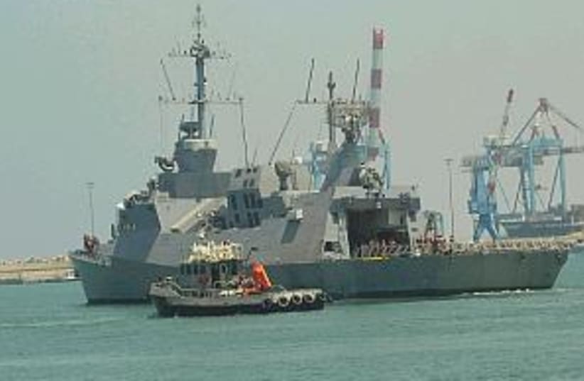 hanit navy warship 298.8 (photo credit: IDF)