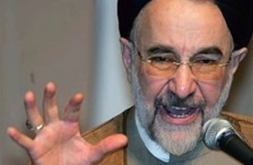 Mohammad khatami 224 88 ap (photo credit: AP)