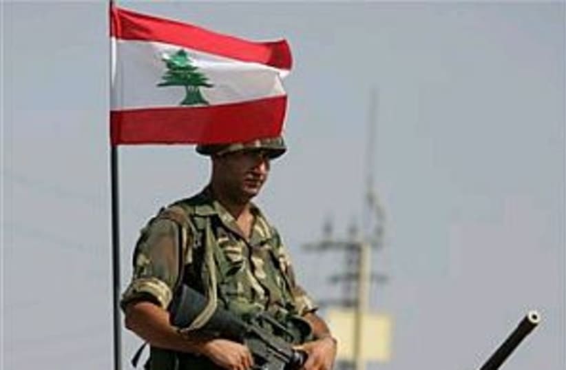 Lebanese troop 298.88 (photo credit: AP)