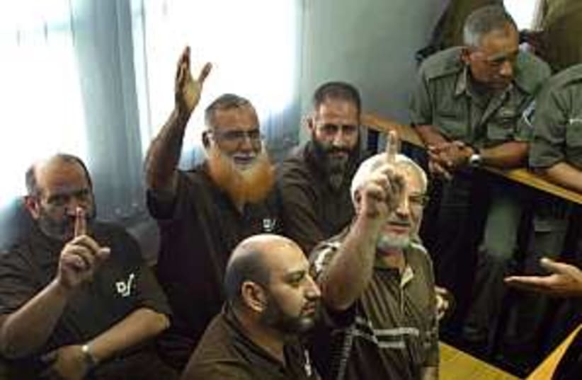 Hamas MPs 298.88 (photo credit: Ahmad Gharabli)