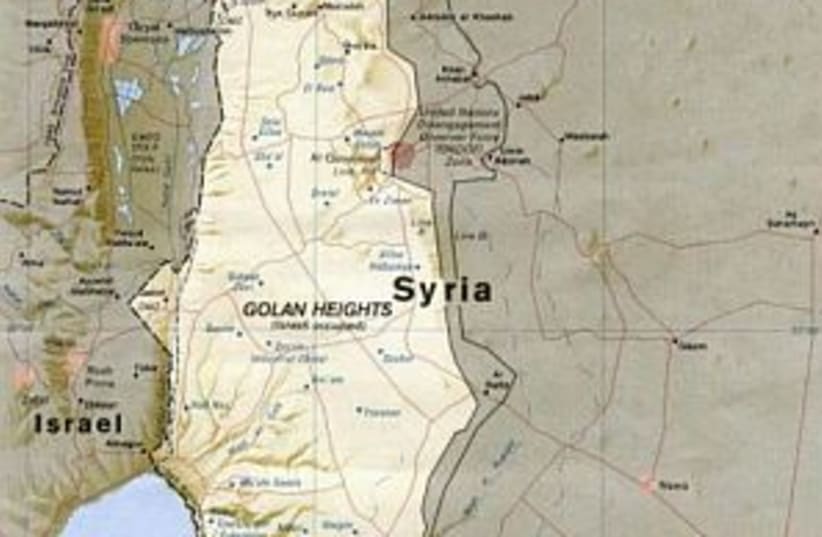 golan heights map 298 (photo credit: Courtesy)