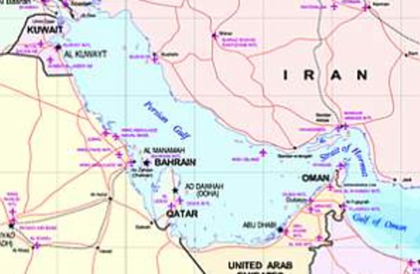 persian gulf map 298.88 (photo credit: Courtesy)