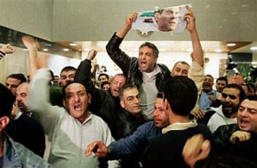 angry in lebanon 88 (photo credit: AP)