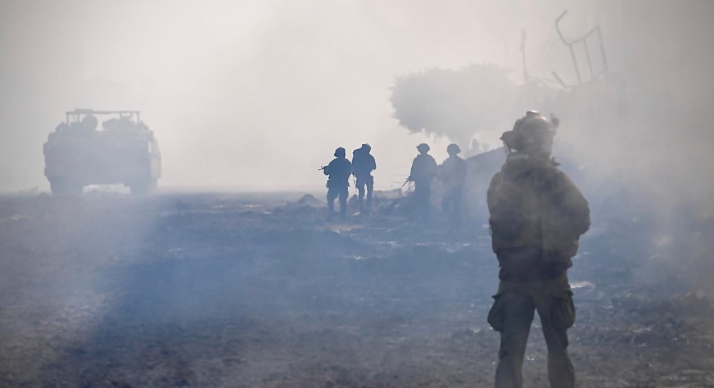 IDF troops operate in the Gaza Strip. February 10, 2024. (photo credit: IDF SPOKESPERSON'S UNIT)