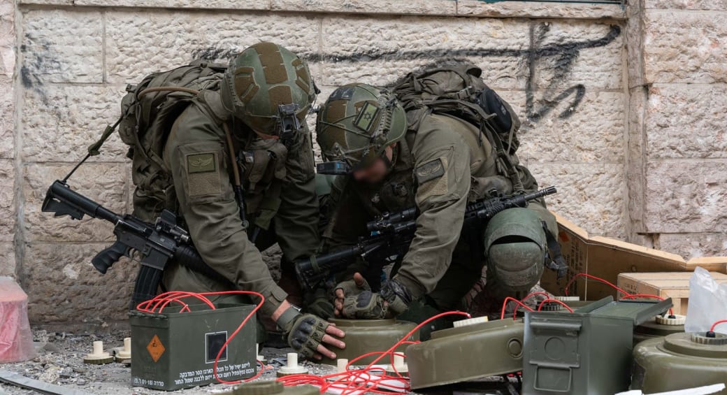 IDF troops operate in Khan Yunis, Gaza. March 4, 2024. (photo credit: IDF SPOKESPERSON'S UNIT)