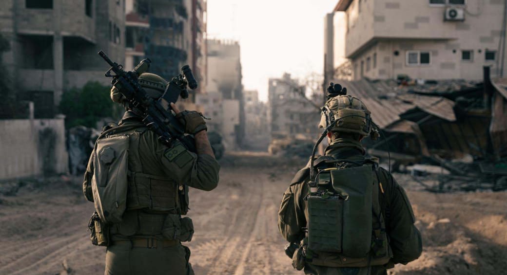  IDF troops operate in the Gaza Strip. March 30, 2024. (photo credit: IDF SPOKESPERSON'S UNIT)